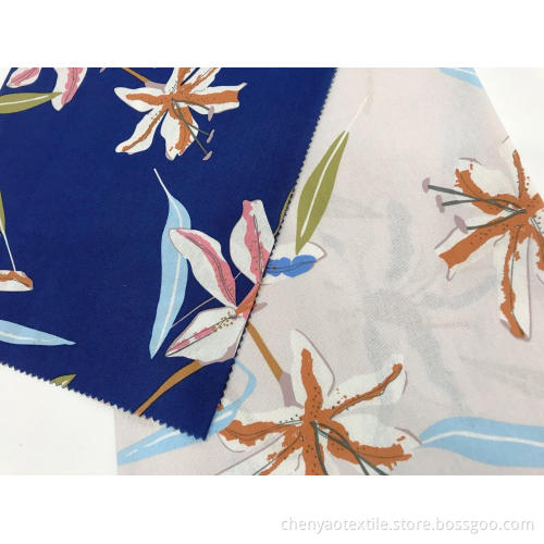 Lady's Skirt With Cotton Linen Printed Fabric